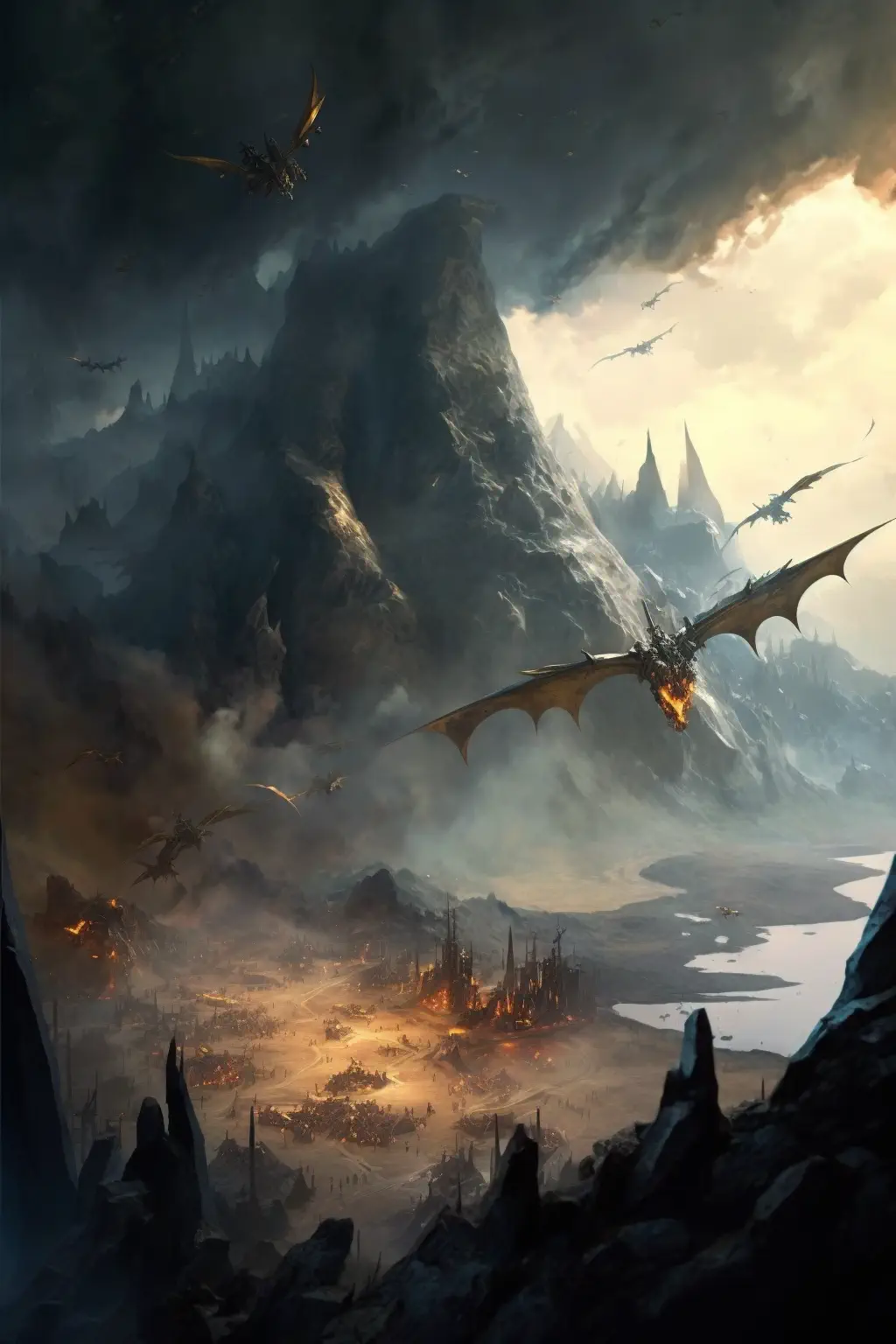 Draken_large_scale_fantasy_war_with_dragons_view_from_the_sky_v_730a9867-7848-4df4-afef-de917f1dcca1