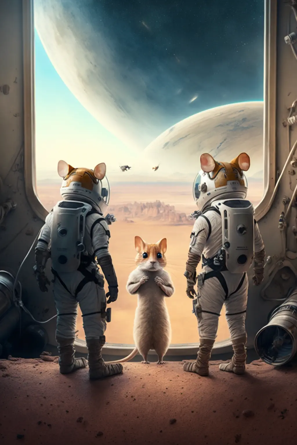 Drakosha0_two_mouse_and_two_chipmunks_in_spacesuits_are_standing_669f1b84-04f0-4a06-b7e6-e69d7e1a0fb0