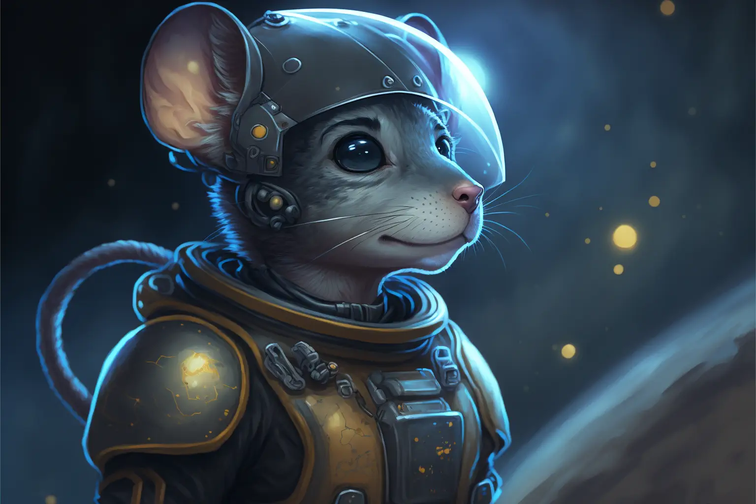 Drakosha_grey_female_mouse_in_armored_suit_looking_at_the_stars_3eedade4-fd94-4db8-a2ff-0fd19ce2782e