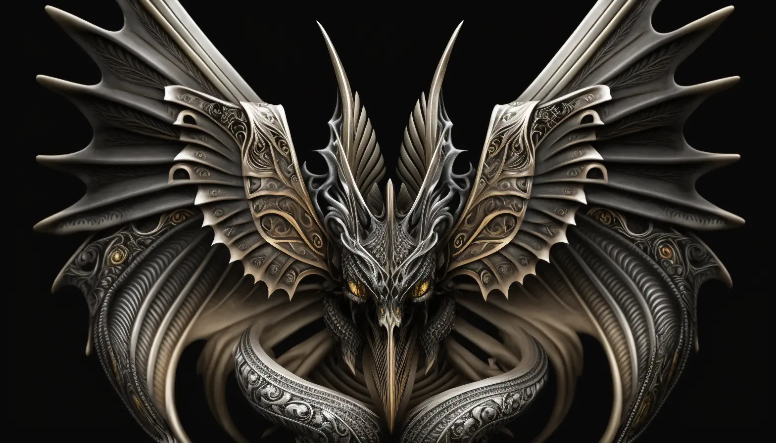 WingedOne_two-winged_fantasy_dragon_in_H.R._Giger_style_a3df9248-cdf8-4d1d-8c9e-cc340bb976b1
